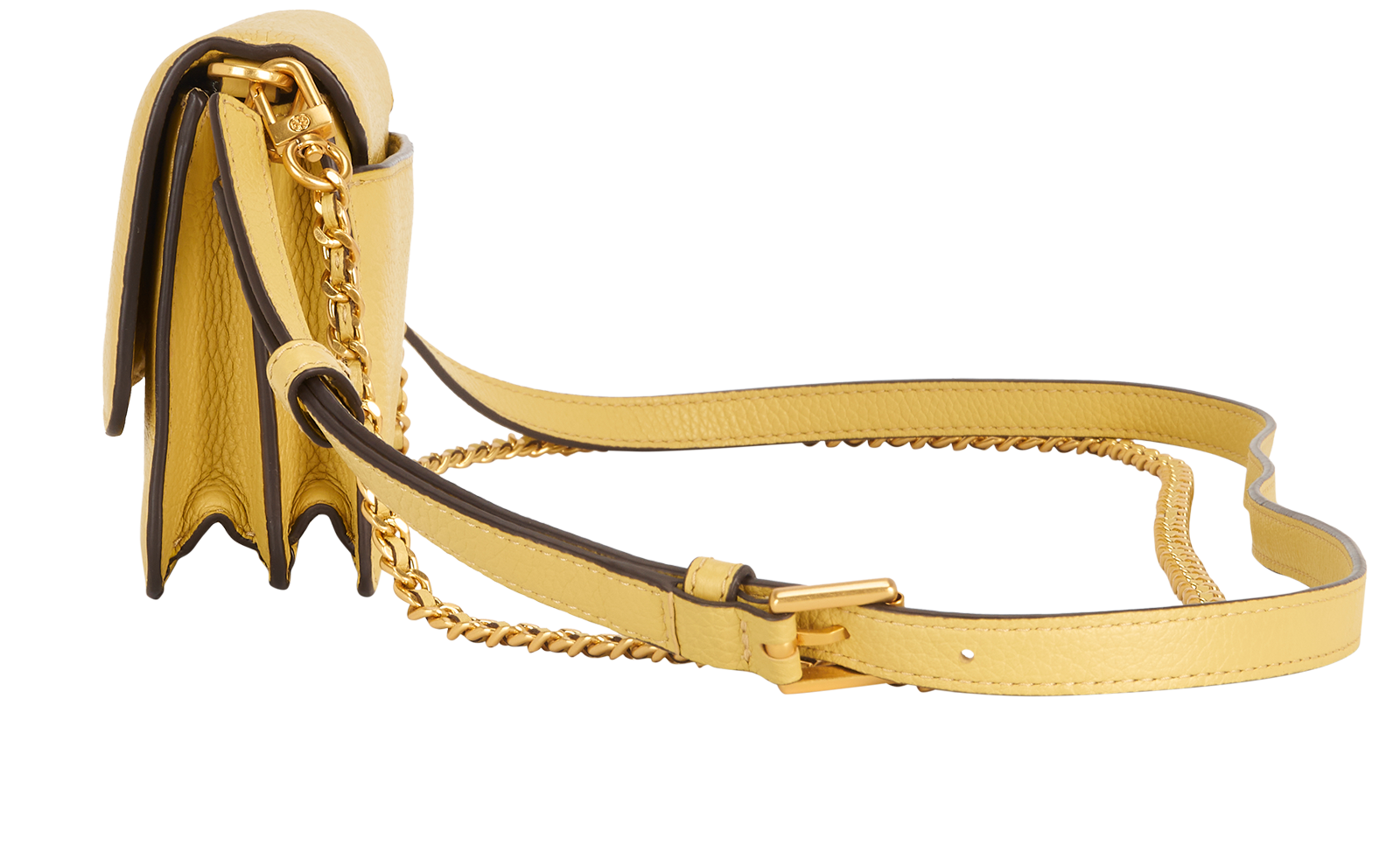 Britten, &pound;140, Handbags, Yellow, Leather, Bottom view